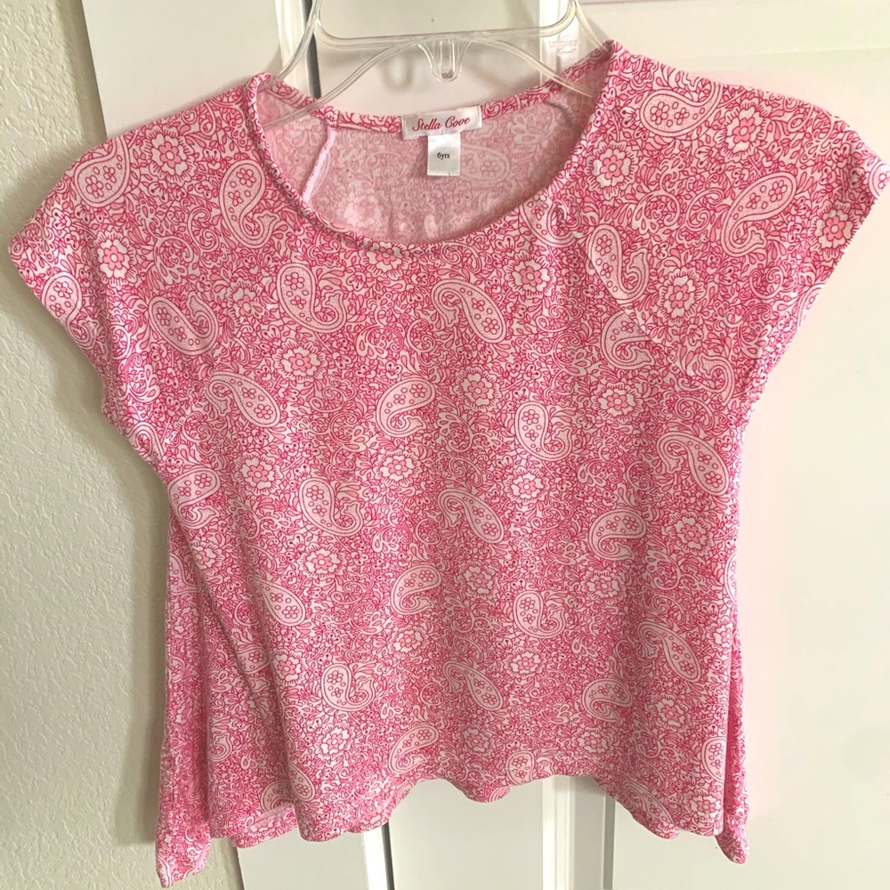 Girls Stella Cove Paisley short sleeve T-shirt